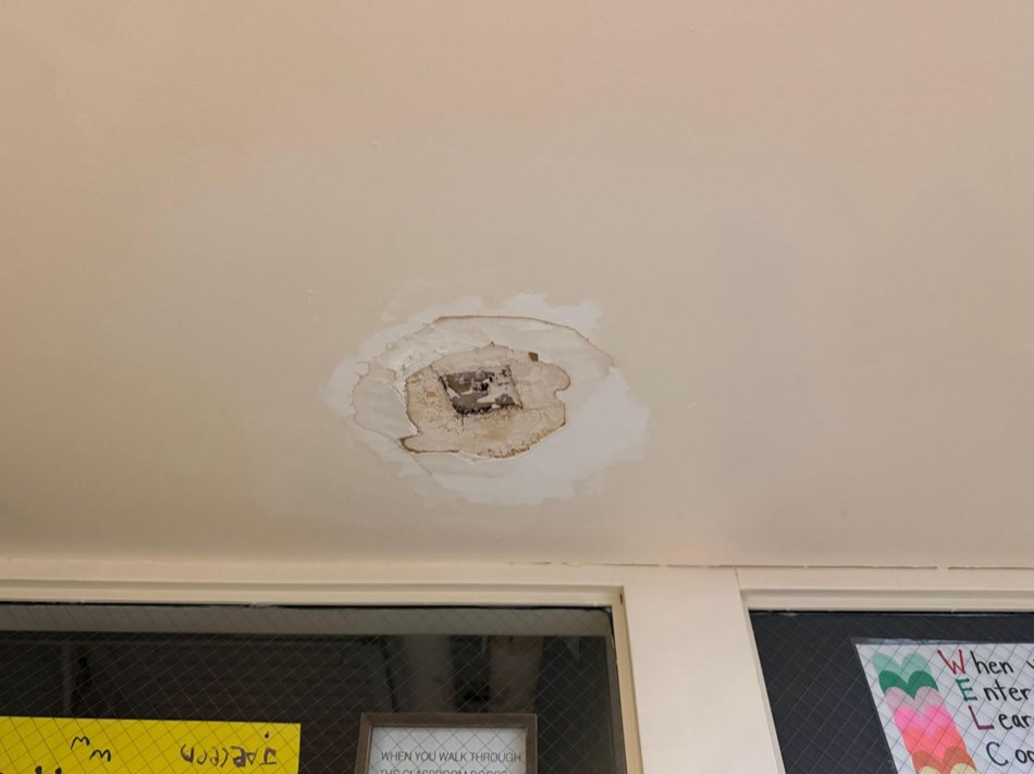 Photograph of a documented condition in an Archuleta School District building