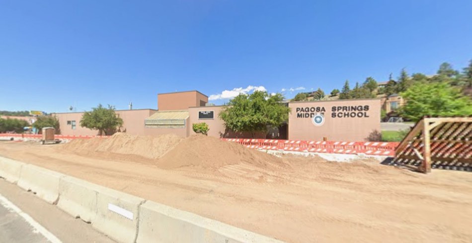 Photograph of a documented condition in an Archuleta School District building