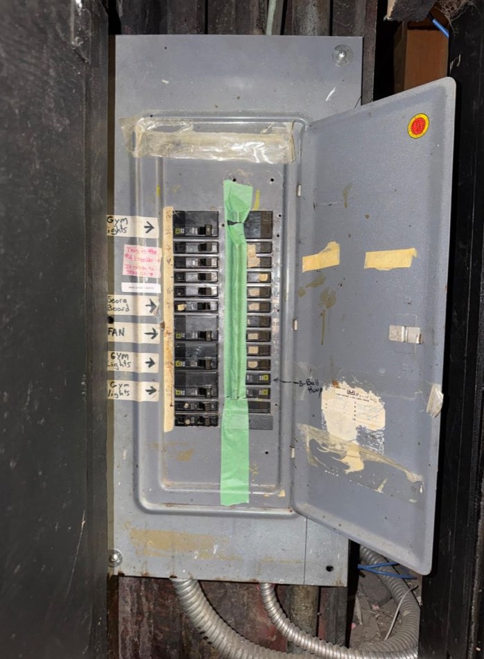 Photograph of a documented condition in an Archuleta School District building